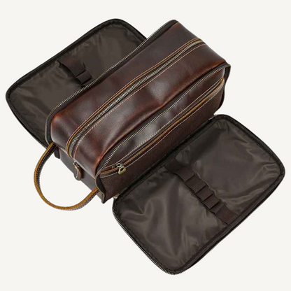 Brown Luxe Toiletry Bag