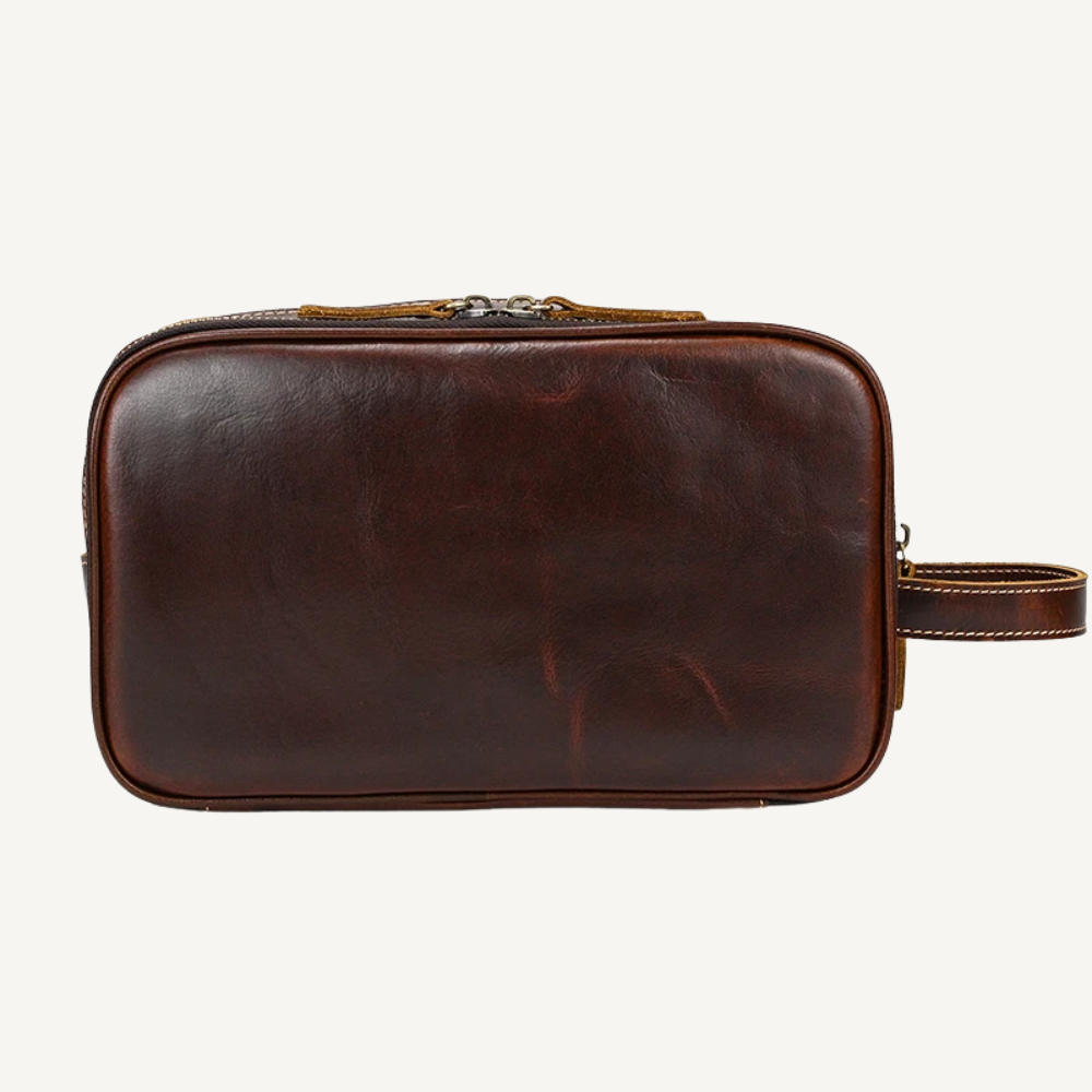 Brown Luxe Toiletry Bag
