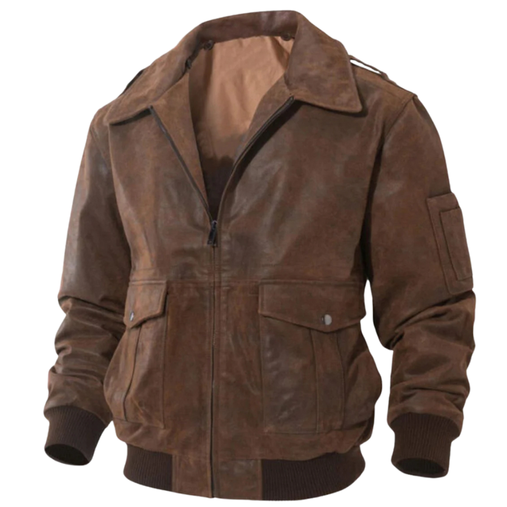 Brown Nomad Bomber Jacket