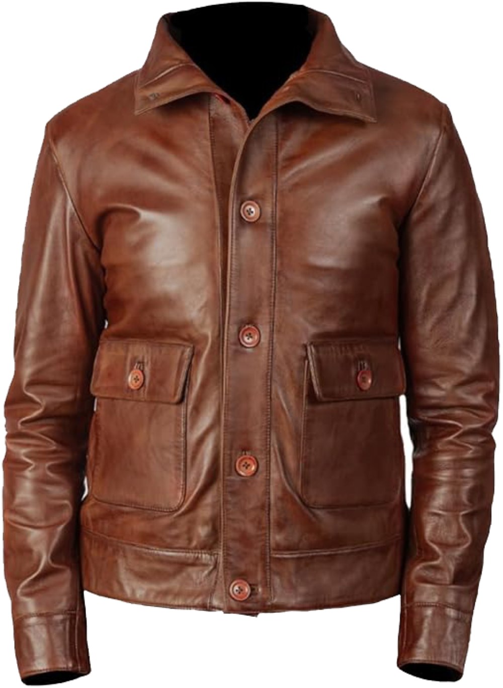 Brown Oak Bomber Jacket