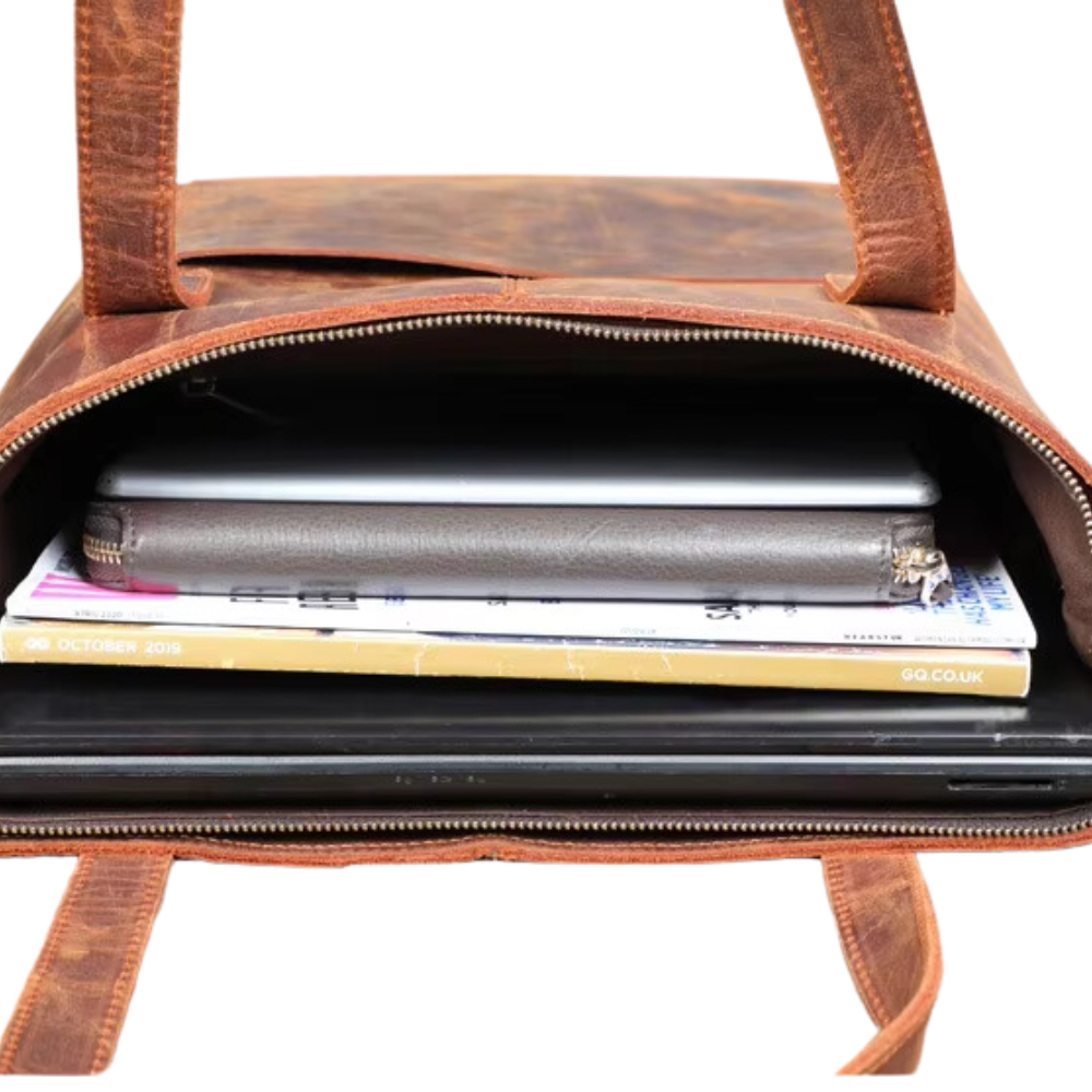 Brown Oakridge Tote Bag