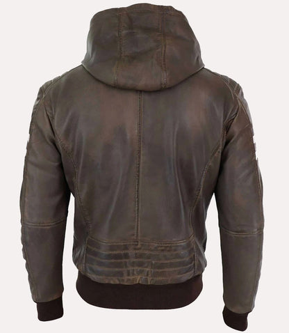Brown Outlaw Hooded Jacket