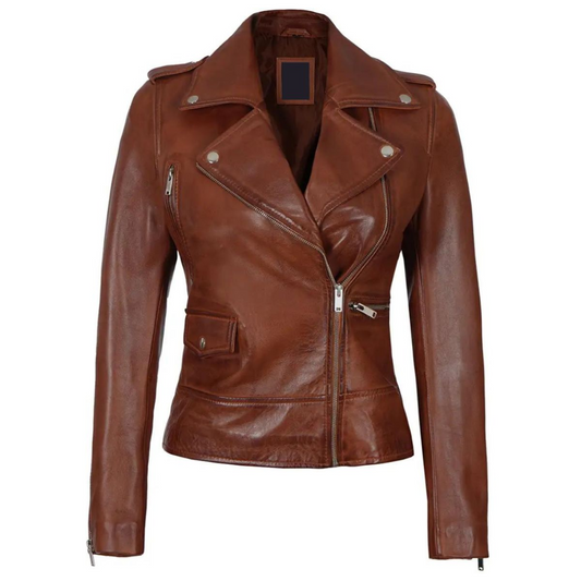 Brown Steel Racer Jacket