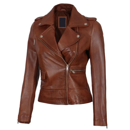 Brown Steel Racer Jacket