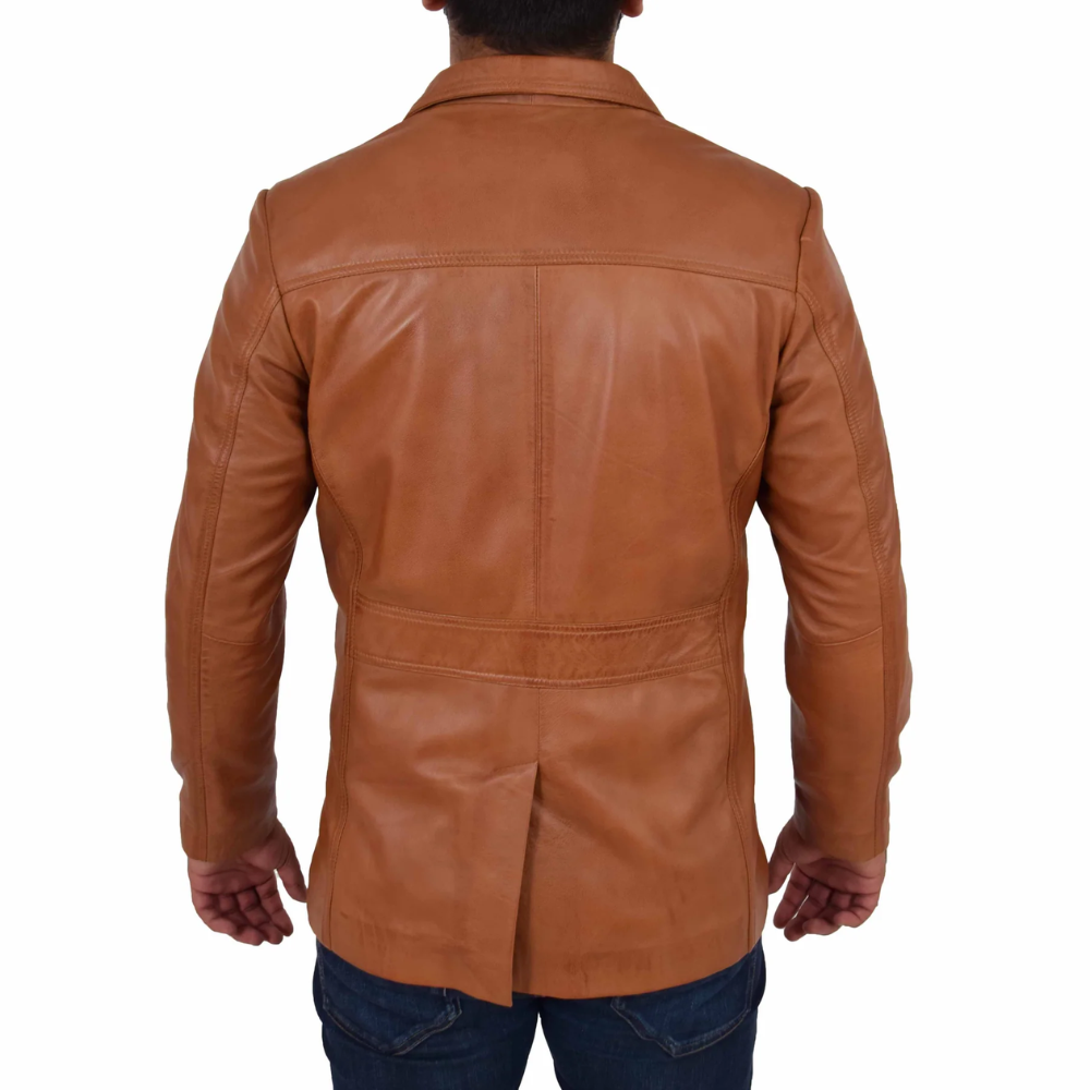 Brown Trailblazer leather jacket