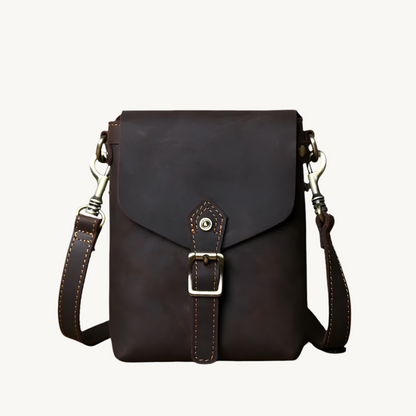 Café Brown Mini Crossbody Bag