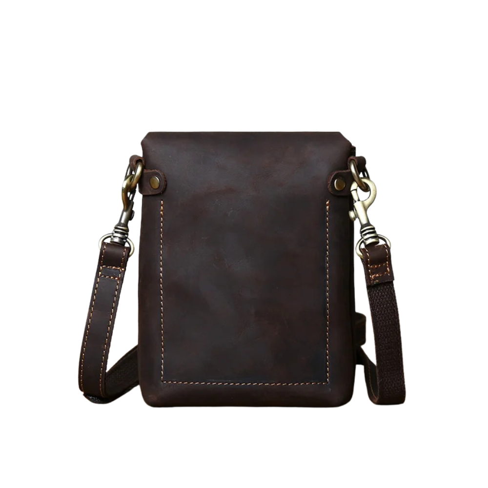 Café Brown Mini Crossbody Bag