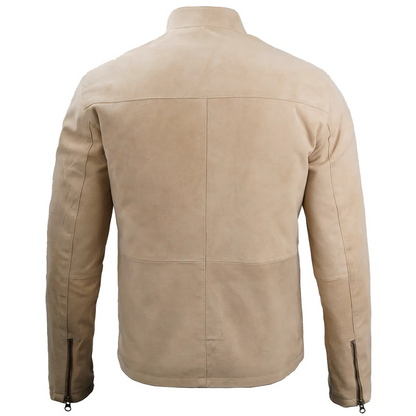 Camel Brown Conqueror Suede Jacket