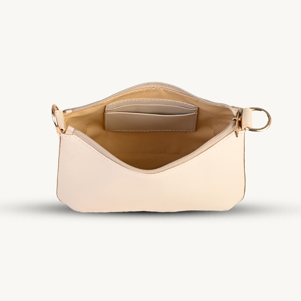 Chic Off-White Mini Handbag