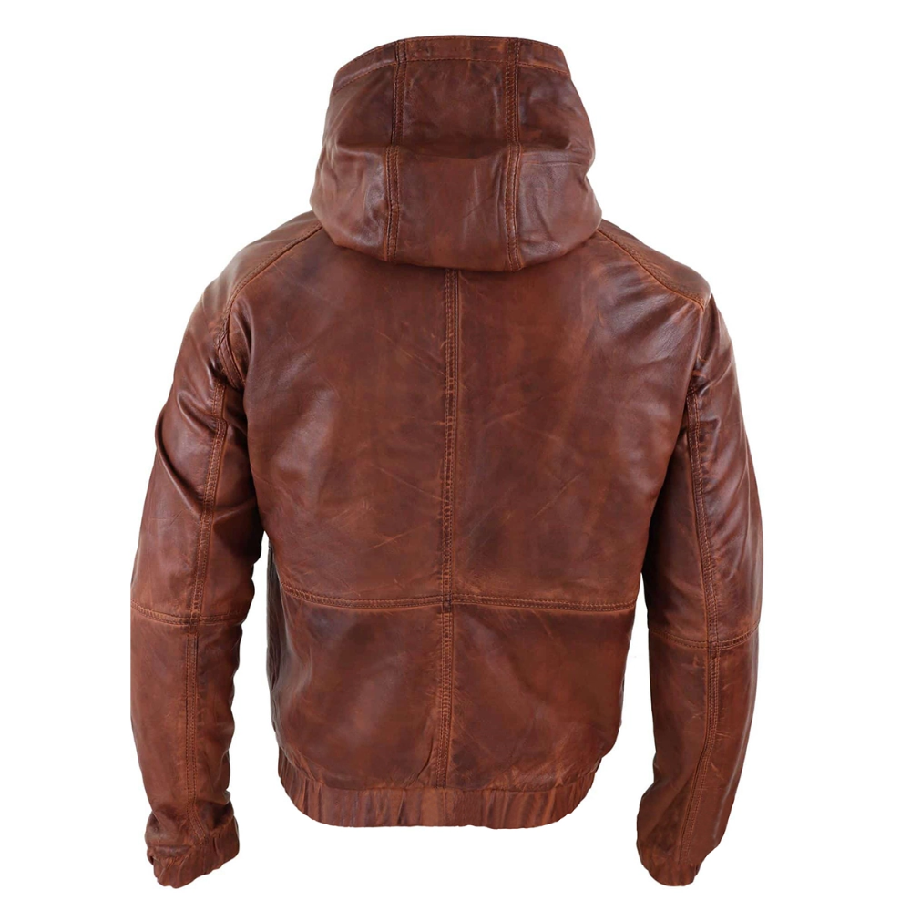 Classic Cavalry Brown Hooded Jacket