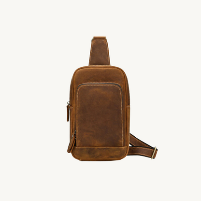 Crazy Horse Tan Sling Bag