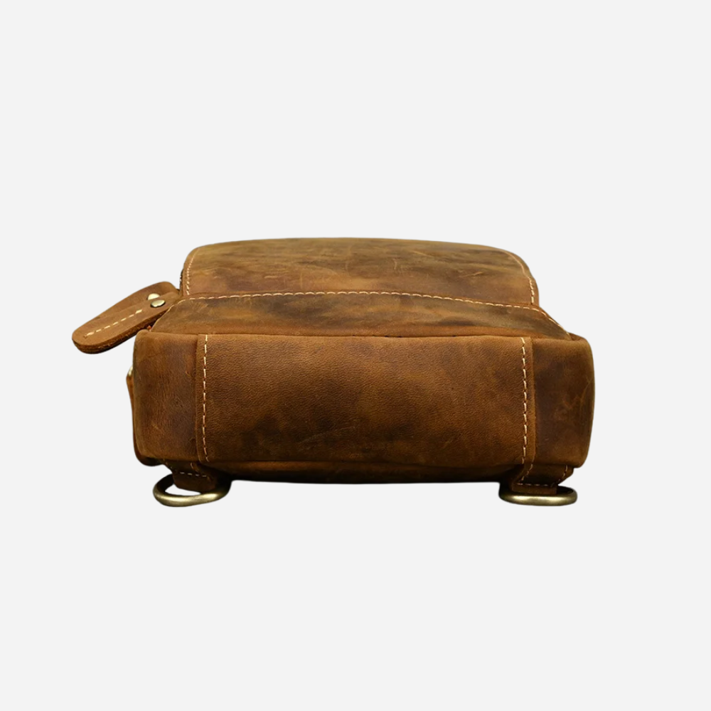 Crazy Horse Tan Sling Bag