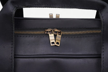 Black Leather Executive Briefcase