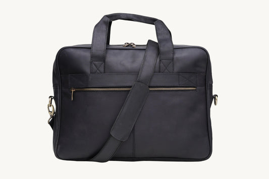 Black Leather Executive Briefcase