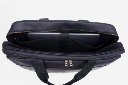 Black Leather Executive Briefcase