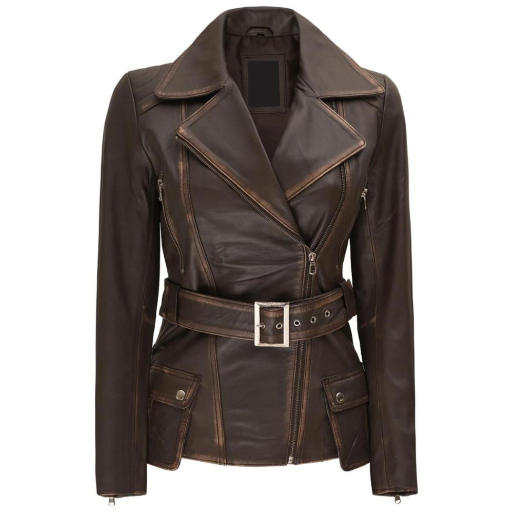 Dark Brown Alchemy Biker Jacket