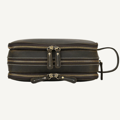Dark Brown Allure Toiletry Bag