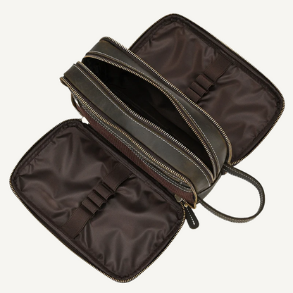 Dark Brown Allure Toiletry Bag