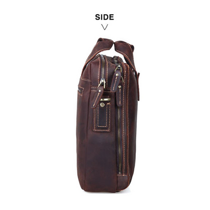 Dark Brown Heritage Messenger & Laptop Bag