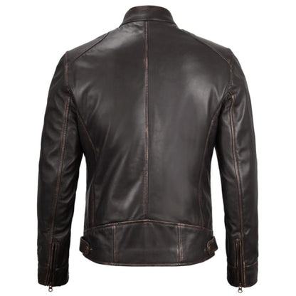 Dark Brown Renegade Biker Jacket