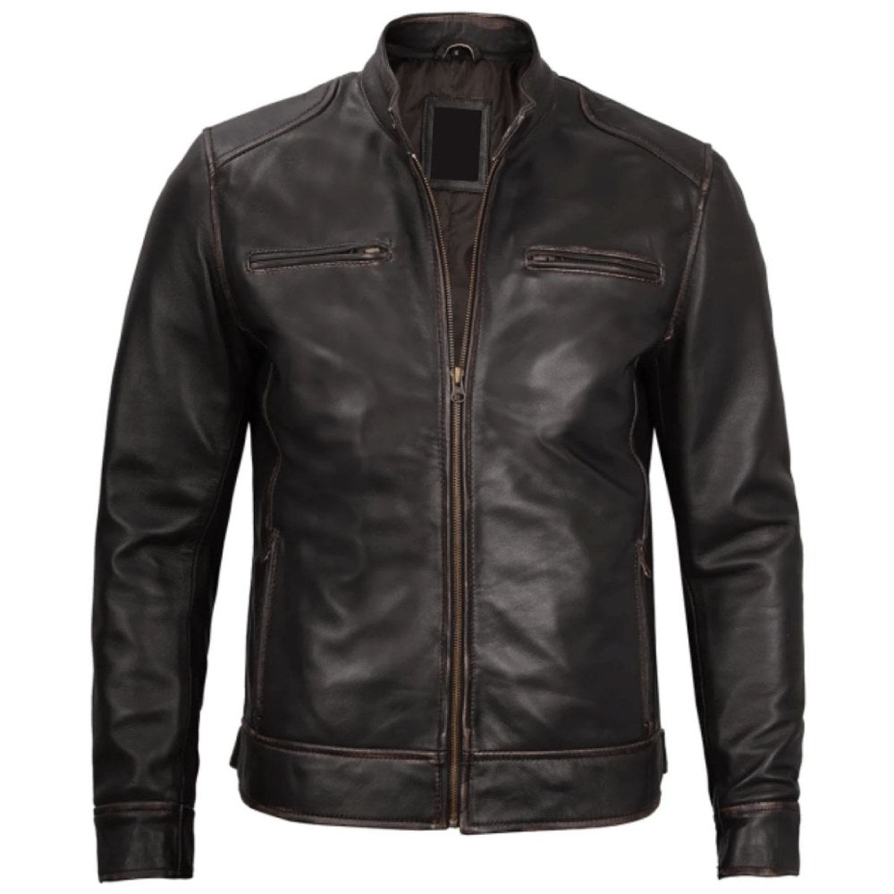 Dark Brown Renegade Biker Jacket