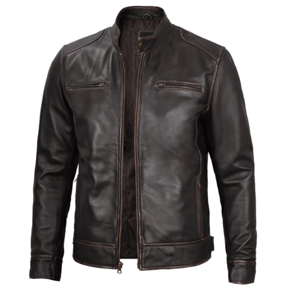Dark Brown Renegade Biker Jacket