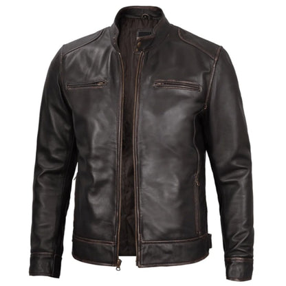 Dark Brown Renegade Biker Jacket