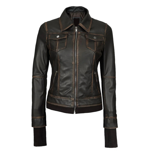 Dark Brown Tralee Bomber
