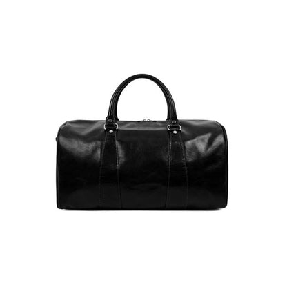 Genuine Black Leather Duffle bag 