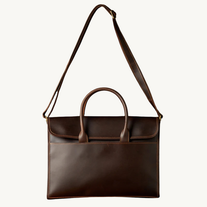 Genuine Leather Briefcase & Messenger Bag
