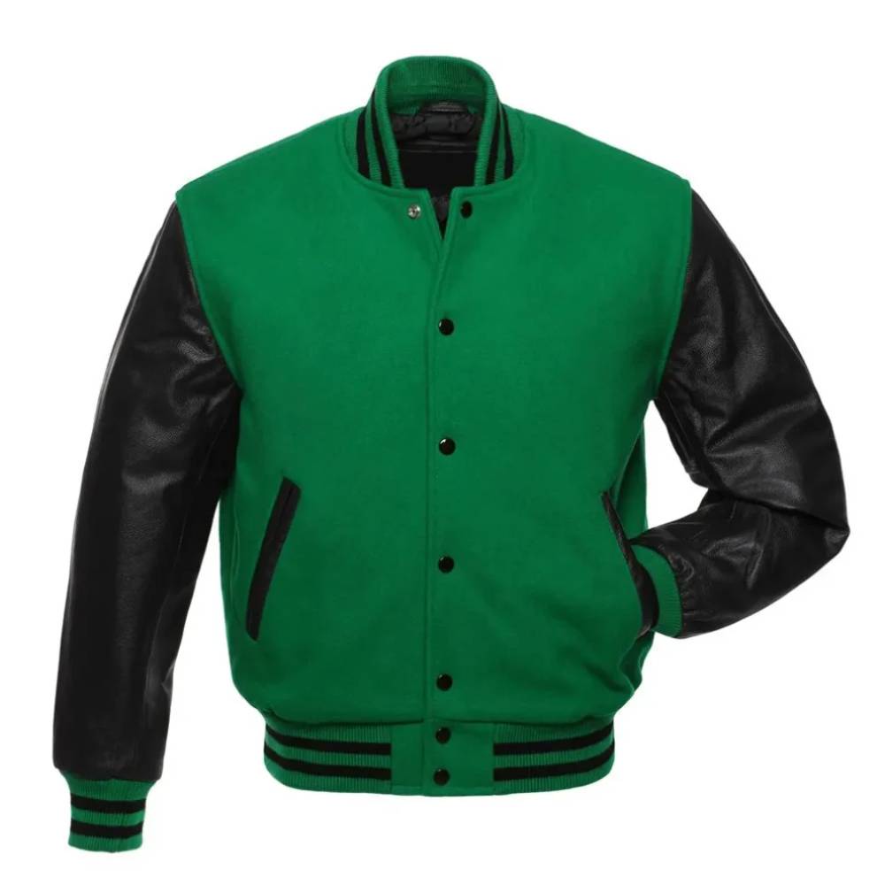 Green & Black Dynamo Varsity Jacket