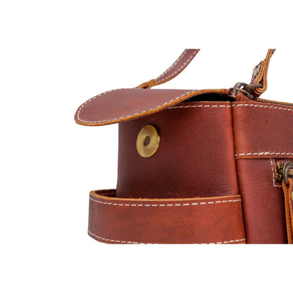 Heritage Brown Travel Toiletry Bag