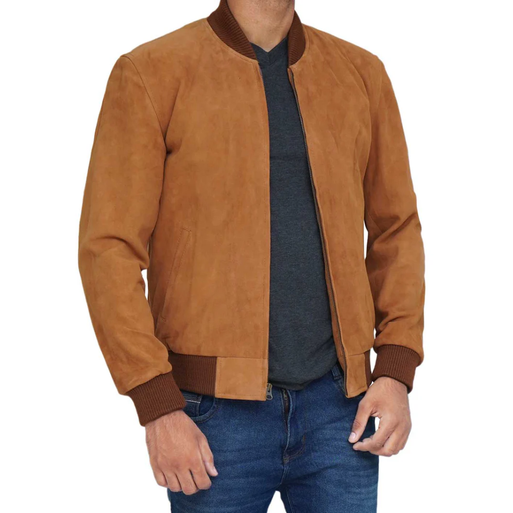 Light Brown Dusk Suede Jacket