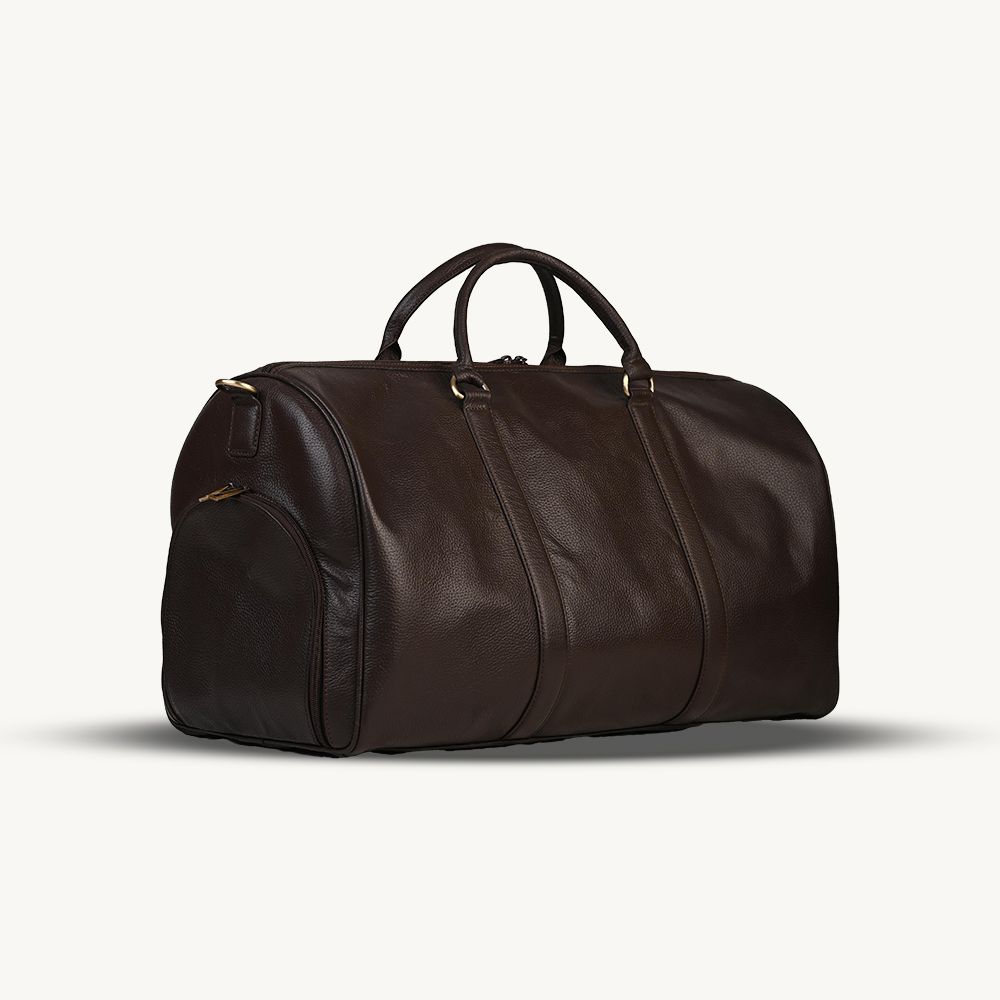 Luxe Espresso Brown Duffle