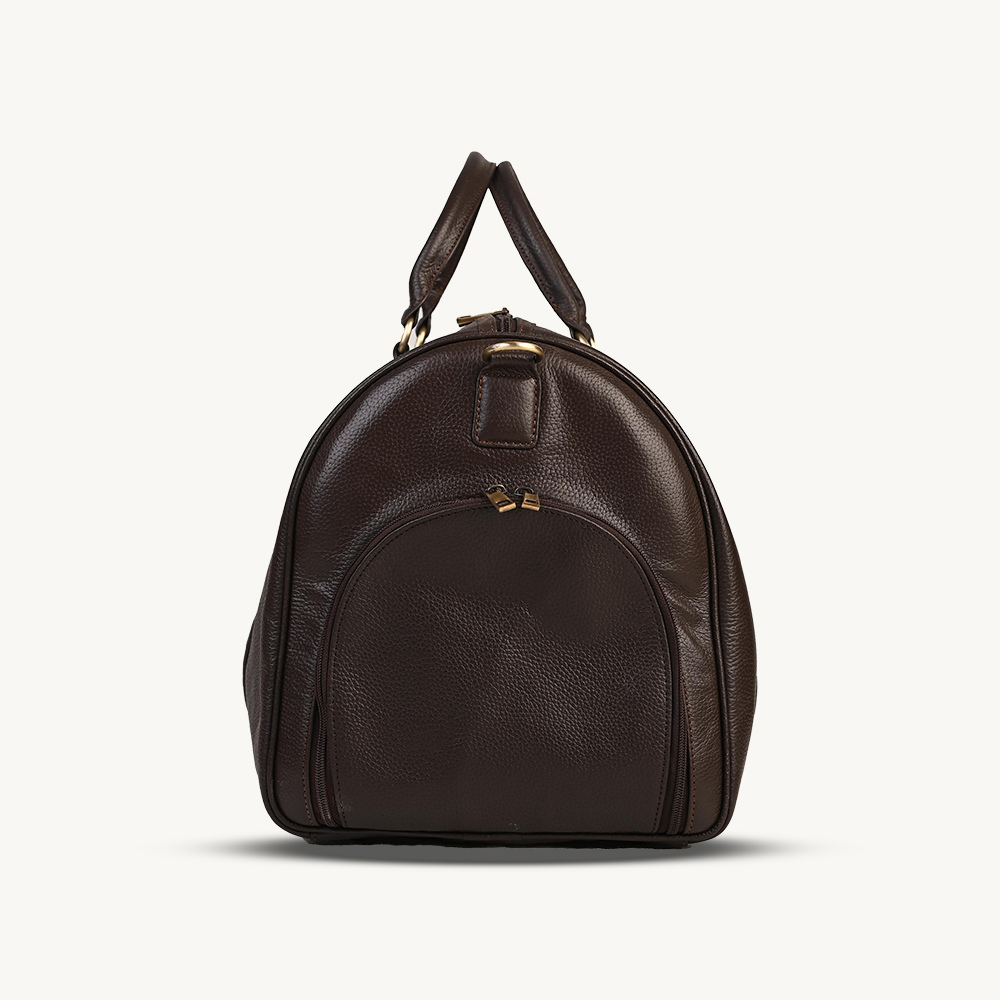 Luxe Espresso Brown Duffle