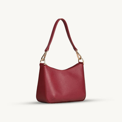 Luxe Maroon Mini Handbag