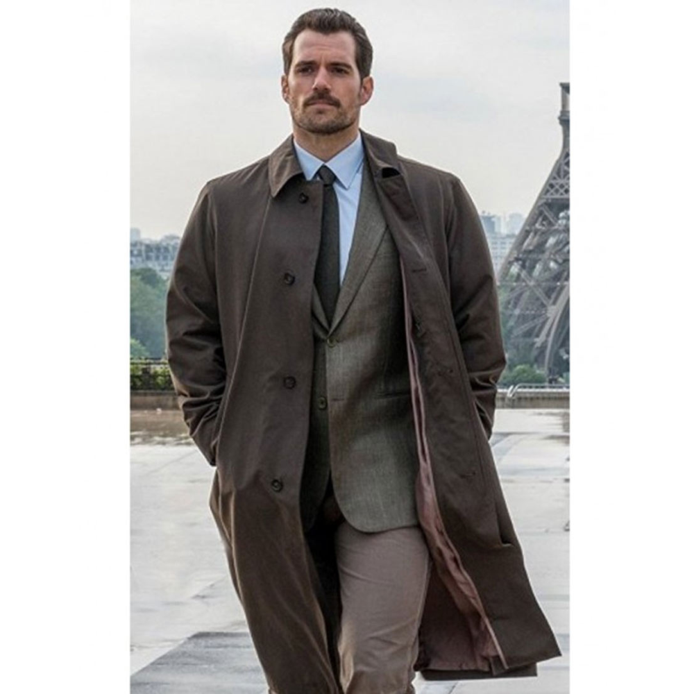 Henry Cavill Mission Impossible Fallout Trench Coat