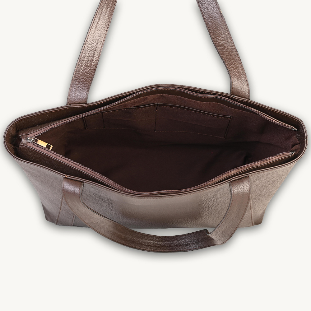 Modern Brown Professional Tote