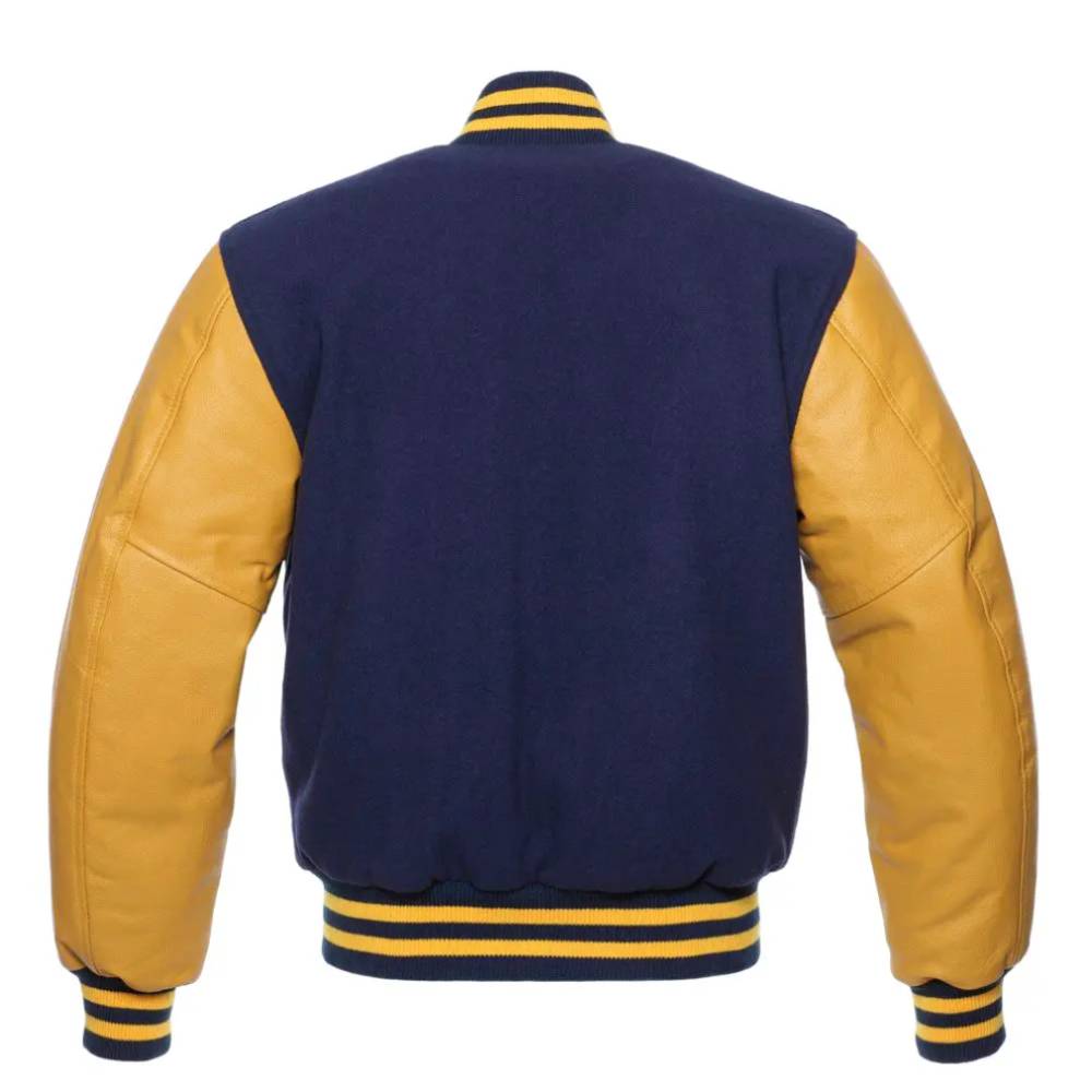 Navy & Gold Varsity Jacket