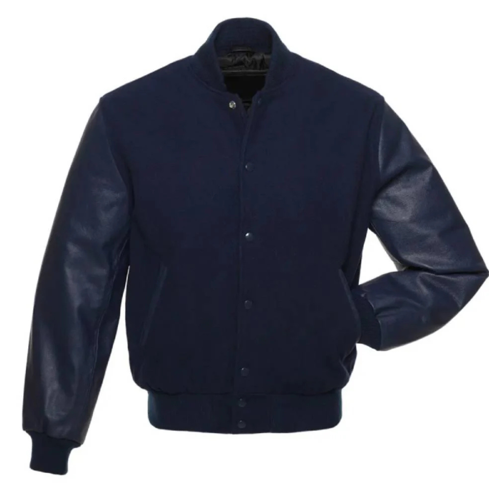 Navy Tradition Varsity Jacket
