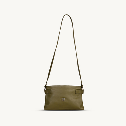 Olive Green Allure Flap Crossbody