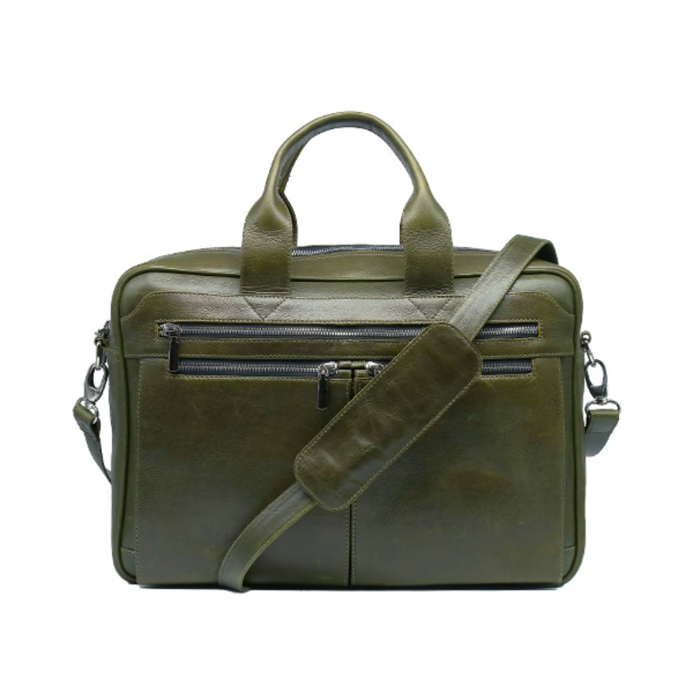 Olive Green Laptop Bag