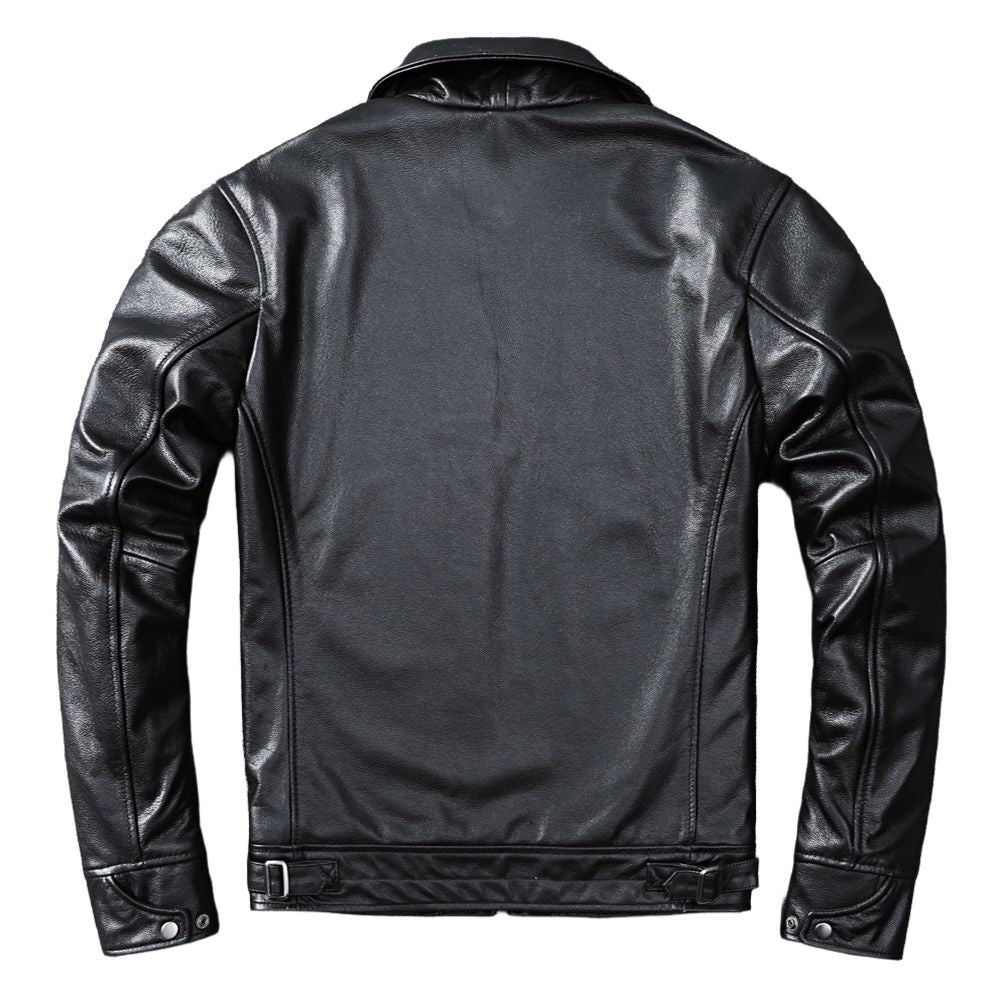 Premium Black Moto Jacket