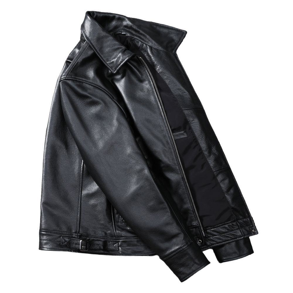 Premium Black Moto Jacket
