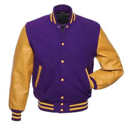 Purple Gold Royalty Varsity