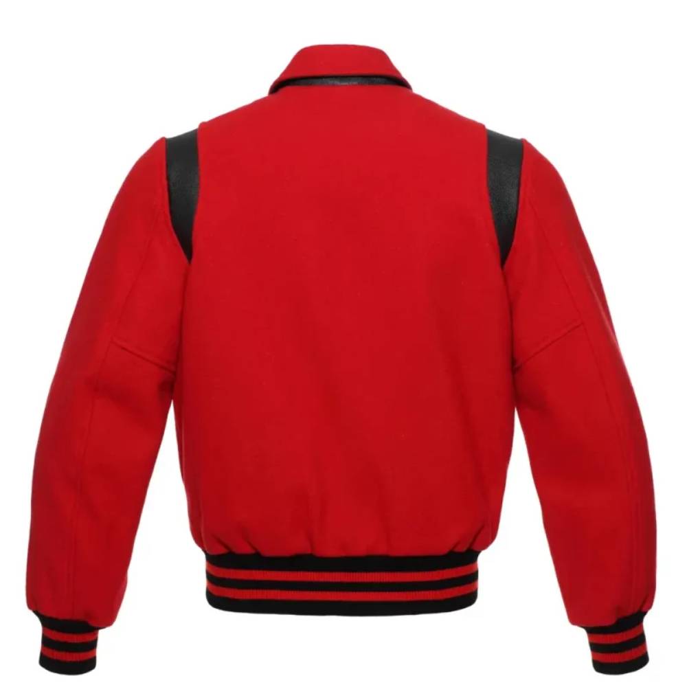 Red & Black Varsity Jacket