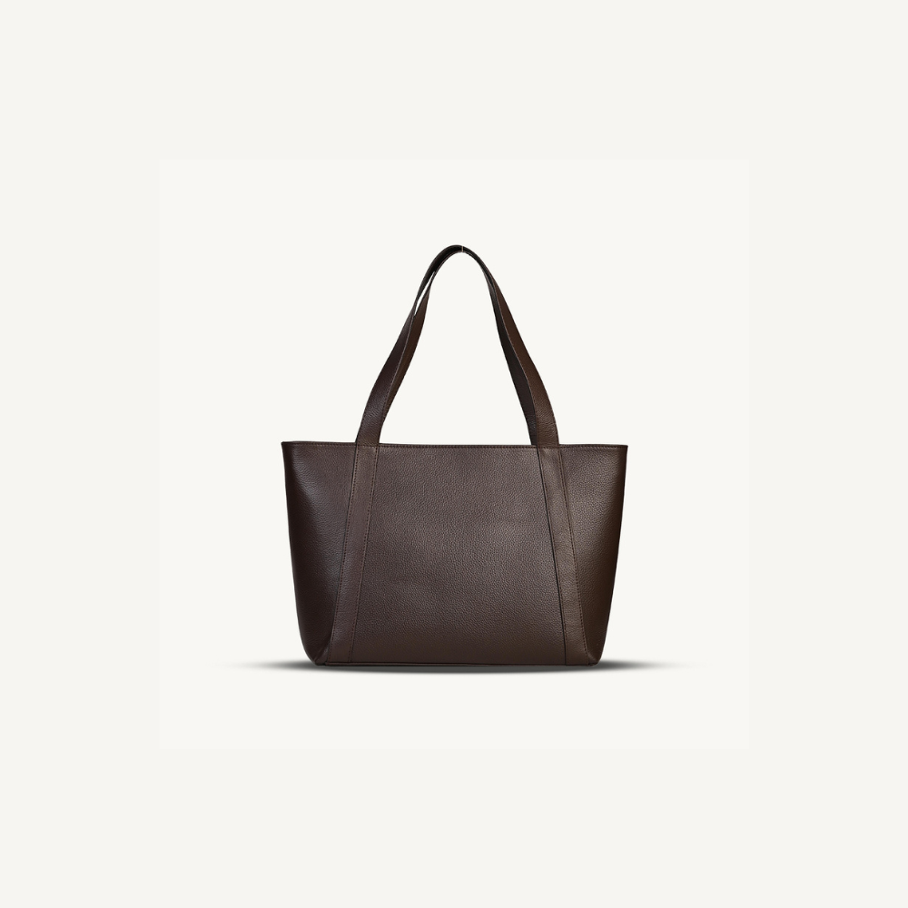 Rich Brown Everyday Leather Tote Bag