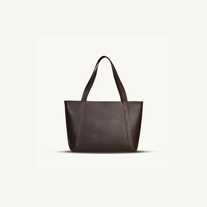 Rich Brown Everyday Leather Tote Bag