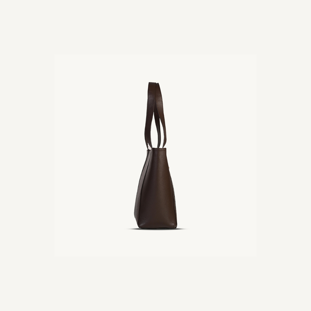 Rich Brown Everyday Leather Tote Bag
