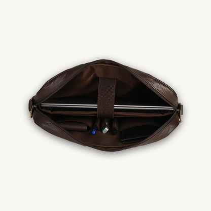 Rich Brown Executive Leather Briefcase